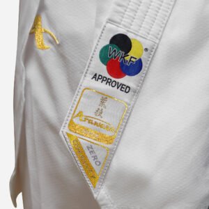 UNIFORME KUMITE – ONYX ZERO GRAVITY WKF – GOLD - Image 2