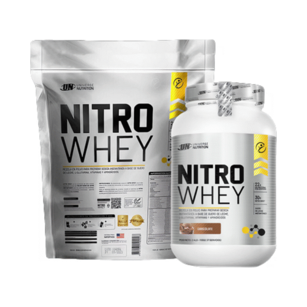 🏋️‍♂️ Nitro Whey Chocolate – Universe Nutrition (1.1 kg, 3 kg y 5 kg)